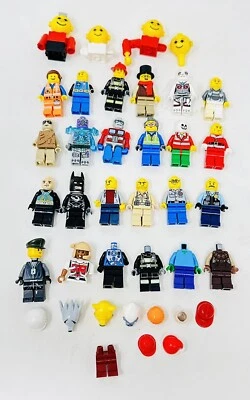 19 Lego Mini Figures Batman Police Vintage Large Head Santa Ninjago and Parts - Image 1 of 4