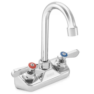 Commercial Kitchen Sink Faucets with 4" Centers, Wall Mount, NSF, Lead-Free - Picture 1 of 15