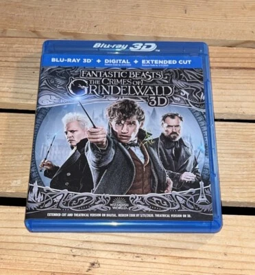 Fantastic Beasts: The Crimes of Grindelwald (Blu-ray 3D) RARE - Image 1 of 3