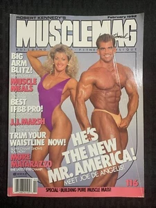 1992 Feb MUSCLEMAG INTERNATIONAL Magazine VG 4.0 Mr. America Joe De Angelis - Picture 1 of 4