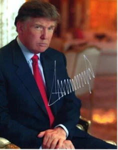 Donald Trump signed 11x14 Photo autographed Picture with COA - Picture 1 of 1