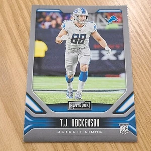 2019 Panini Playbook #121 T.J. Hockenson Rookie RC - Picture 1 of 2