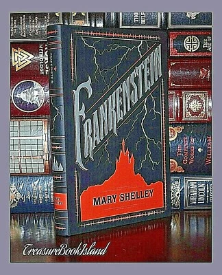 NEW Frankenstein by Mary Shelley Leather Bound Collectible Deluxe Edition - Image 1 of 4
