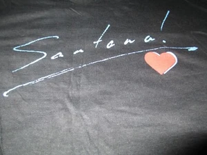 CAMISETA NEGRA CONCIERTO SANTANA ZEBOP ANTIGUA WALDORF SAN FRAN FEB.2/1-5/81 1981 CONCIERTO-L-NUEVA - Imagen 1 de 5