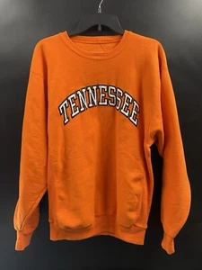 VTG Steve & Barry's Tennessee Heavy Sweatshirt Mens Size M Orange Embroidered - Picture 1 of 6