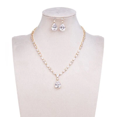 Titanic Schmuckset Luxus Exklusiv 18K Vergoldet Mit 5A Zirkonia - Bild 1 von 4