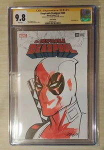 2018 DESPICABLE DEADPOOL 300 CGC 9.8 SKIZZE VALIANT COVER MIKE HAWTHORNE SELTEN!! - Bild 1 von 2
