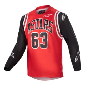 Alpinestars Racer Acumen LE Red/Black MX Off-Road Jersey Youth Size LG - Picture 1 of 2
