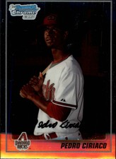 2010 Bowman Chrome Prospects #BCP18 Pedro Ciriaco - NM-MT