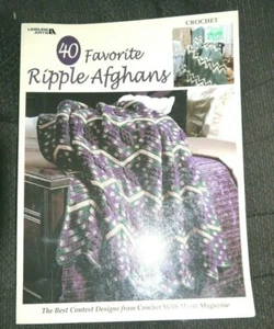 LEISURE ARTS 40 RIPPLE AFGHANI PREFERITI - Foto 1 di 1