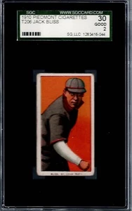 SGC 2 T206 Jack BLISS, St. Louis Cardinals - Piedmont - Picture 1 of 4