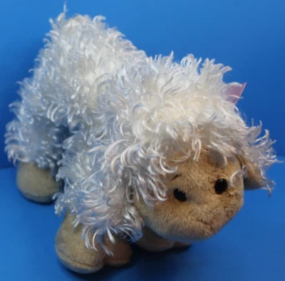Webkinz Lamb Plush Shaggy White Sheep Stuffed Animal No Code Ganz - Image 1 of 4