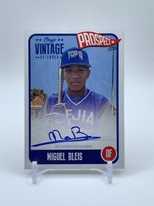 2020 Onyx Vintage Extended Miguel Bleis Blue Ink Auto /275
