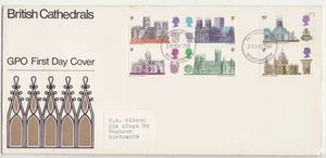 GB Stamps First Day Cover British Architecture, church pre decimal CDS 1969 - Picture 1 of 1