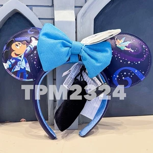 Diademas con orejas de Mickey y Tinker Bell Starlight Parade 2025 de los parques de Disney se iluminan - Imagen 1 de 4