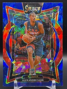 2024-25 Select Alexandre Sarr Rookie Blue Cracked Ice Prizm #73 Wizards - Bild 1 von 2