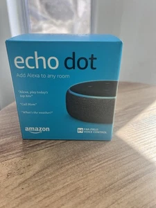 Amazon Echo Dot (3rd Generation) Smart Speaker - Charcoal - Picture 1 of 7