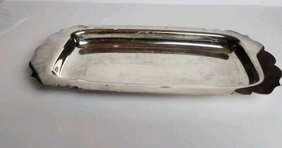 Plato de mantequilla de plata vintage WM Rogers MFG Company 99 plateado Foto 1 de 4