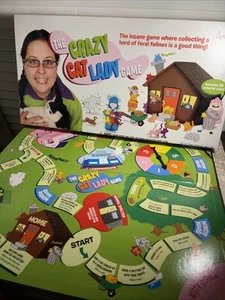 GAME BOARD CATS Crazy Cat Lady 2008 COMPLETE Herd Feral Felines Pets Animals 🙀 - Picture 1 of 10