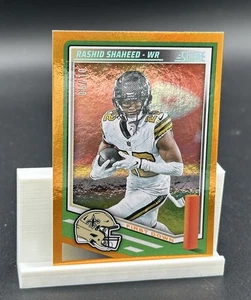 Rashid Shaheed 2025 Panini Score Fútbol #191 Oro Primer Down #/10 - Imagen 1 de 4