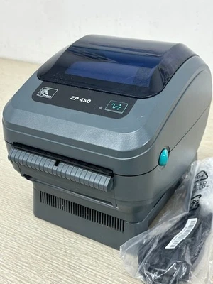 Zebra ZP450 Portable Direct Thermal Shipping Label Printer USB Serial Parallel - Image 1 of 4