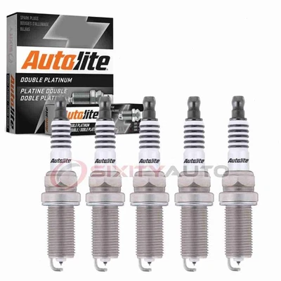 5 bujías Autolite doble platino para Volvo C30 2007-2013 2,4 L 2,5 L jg Foto 1 de 4