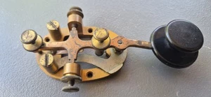 Triumph Type American Morse Key Patented By J. H. Bunnell New York 1888 - Zdjęcie 1 z 6