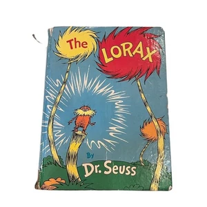THE LORAX BY DR. SEUSS 1971 HARDCOVER RANDOM HOUSE Vintage READ - Foto 1 di 9