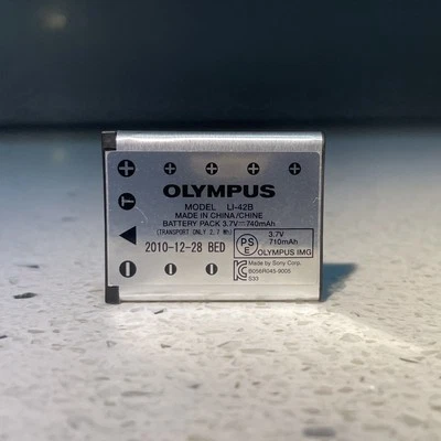Genuine OLYMPUS Battery LI-42B For Digital Olympus Camera. Foto 1 de 4