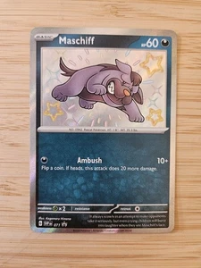 Carta Pokemon rara promozionale Maschiff 071 SVP NM Shiny Holofoil - Foto 1 di 2