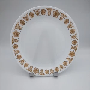 Corning Corelle Livingware 10 1/4" piatto farfalla oro vintage - Foto 1 di 4