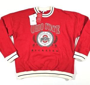 OHIO STATE BUCKEYES WEAR by ERIN ANDREWS SWEATSHIRT XL PULLOVER OSU FOOTBALL - Bild 1 von 11