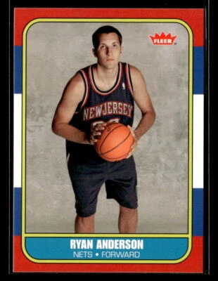 Ryan Anderson 2008-09 Fleer #86R-181 1986-87 Rookies New Jersey Nets Foto 1 de 2