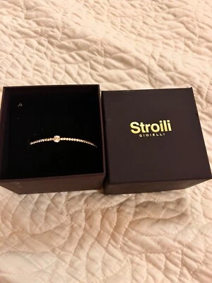 bracciale Stroili Oro con cristalli nuovo con scatola - Immagine 1 di 4