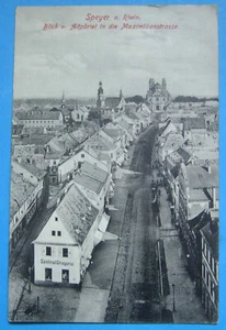 Alte AK Speyer am Rhein , Maximilianstrasse ! - Bild 1 von 2