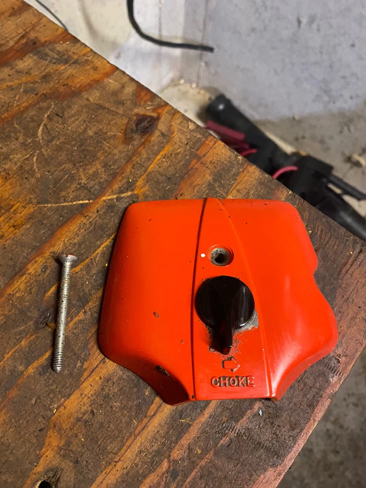 Cubierta y estrangulador de filtro de aire para motosierra Craftsman 2.1 2.3 Poulan Super 25 OEM Foto 1 de 1