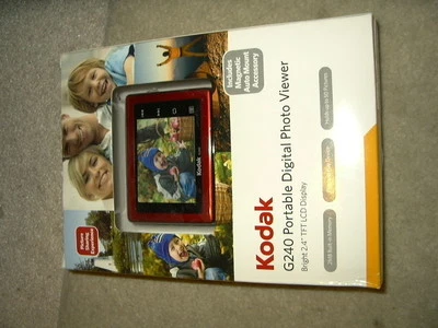 new Kodak G240 red Portable Digital Photo Viewer 2.4" TFT LCD display G 240 view - Image 1 of 3