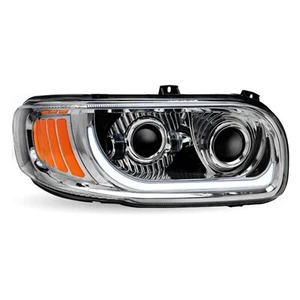 Trux Projector Headlight With LED Accents, Passenger Side For Peterbilt - Foto 1 di 4