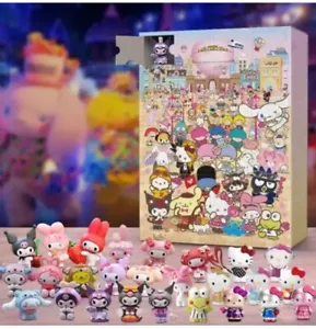 Hello Kitty 2024 Christmas Advent Calendar Kuromi Countdown 24 Days Sanrio Toys - Picture 1 of 3