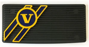 dashboard dash front speaker grills cover with emblem Volvo 240 244 245 black - Picture 1 of 4