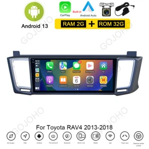 For Toyota RAV4 2013-2018Apple Carplay 10.25" Android 13 Car Rdiao Stereo GPS - Picture 1 of 19