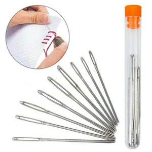 9Pcs large Eye Needles - Stainless Steel - Embroidery, Cross Stitch AU - Picture 1 of 12