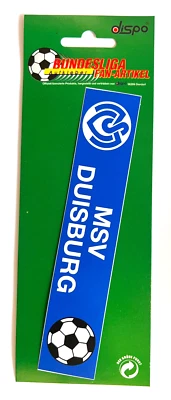 DISPO MSV Duisburg Aufkleber Sticker Schriftzug Logo Fussball #1445