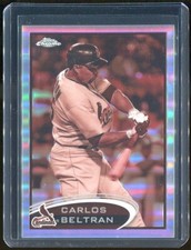 CARLOS BELTRAN 2012 Topps Chrome #210 SEPIA Refractor 20/75