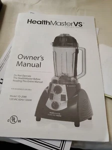 Brand New HealthMaster Living Well Blender by Montel YD-2088 Red / Maroon - Picture 1 of 5
