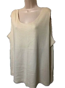 Cabin Creek Damen Tanktop Größe 3X gelb ärmellos Stretch - Bild 1 von 6