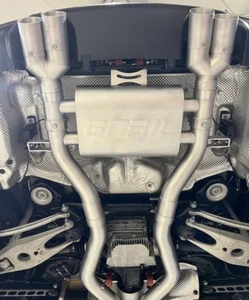 Grail 3 Zoll Klappenbgasanlage für M3 E90 / E92 silberne Endrohre - Bild 1 von 1
