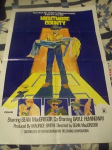 Sean MacGregor - Nightmare County (1973) - Original Poster mit einem Blatt - Bild 1 von 1