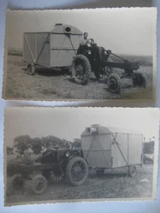 13,5x18,5 Foto Konvolut alte Traktor Fotos Lanz Bulldog ? DDR ? Greifswald 50er - Picture 1 of 3
