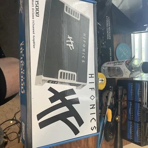 1500 Watts Hifonics HFI1500D Class D Monoblock Amplifier in box with bass knob - Picture 1 of 7